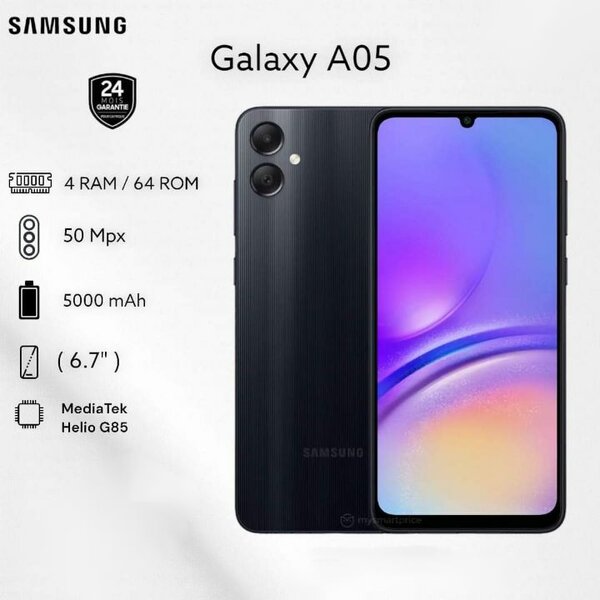 Samsung A05 - 64Go - 4Go Ram