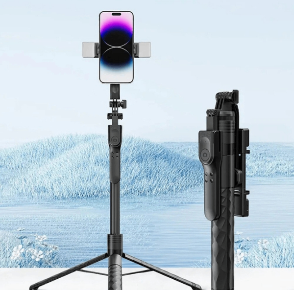 LED Tripod Bluetooth Selfie Strick Long