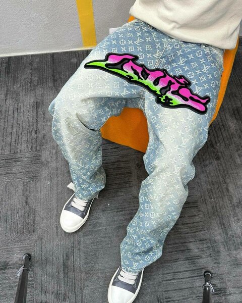 Jeans imprimés tendance