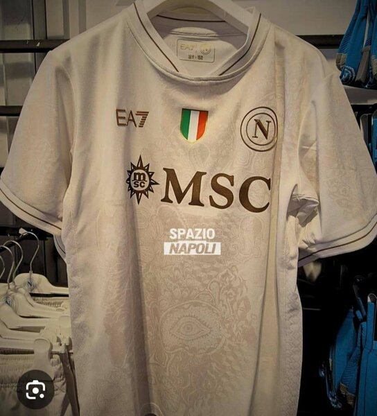 Maillot de football blanc EA7