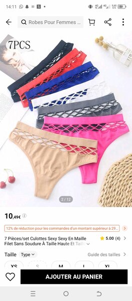 Caleçon sexy pour femme 