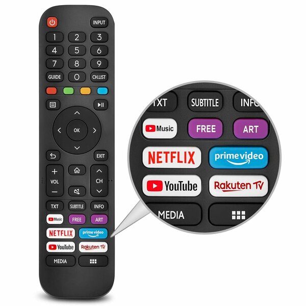 Télécommande Hisense TV