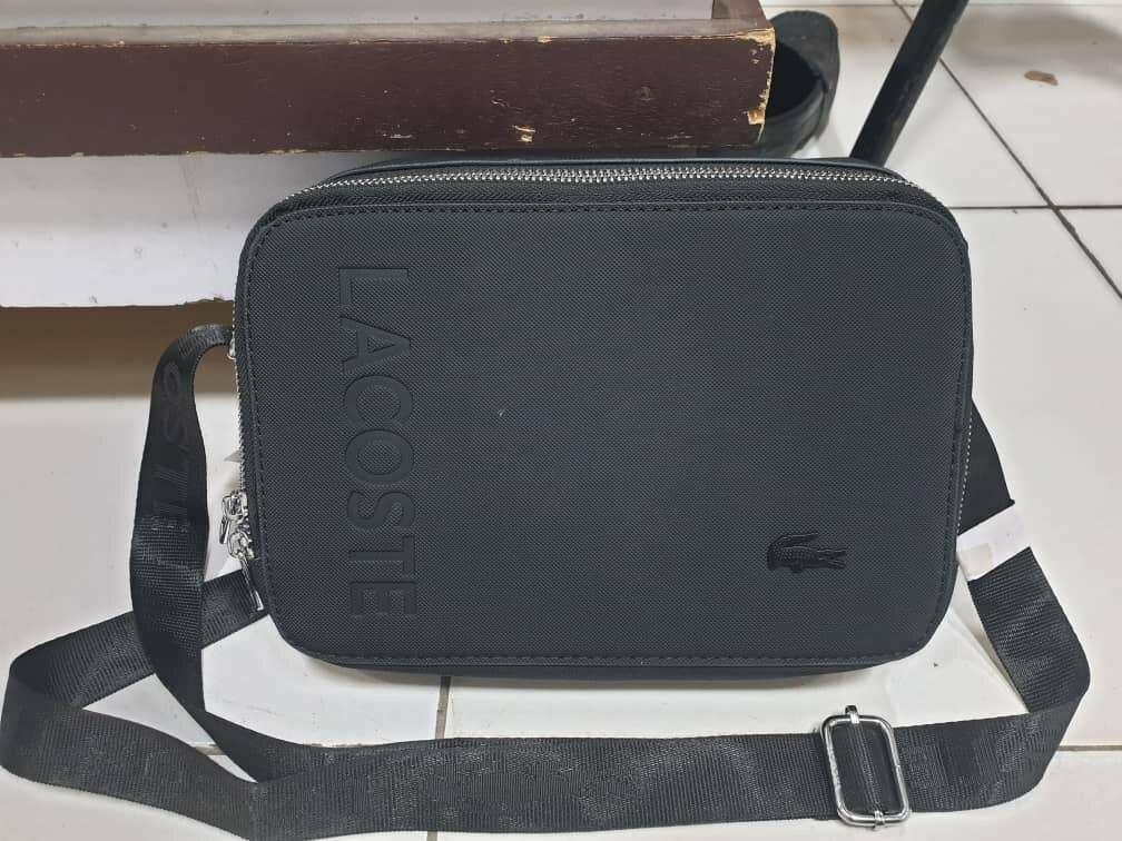 Sac bandoulière Lacoste noir