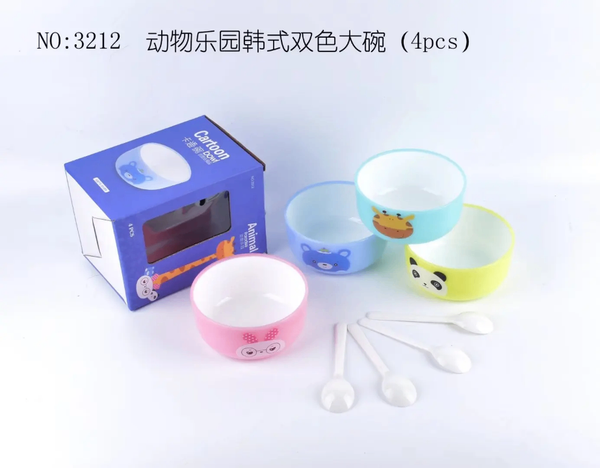 Set de Bols Animaux Enfants