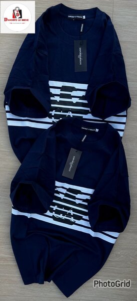 T-shirt rayée élégante homme