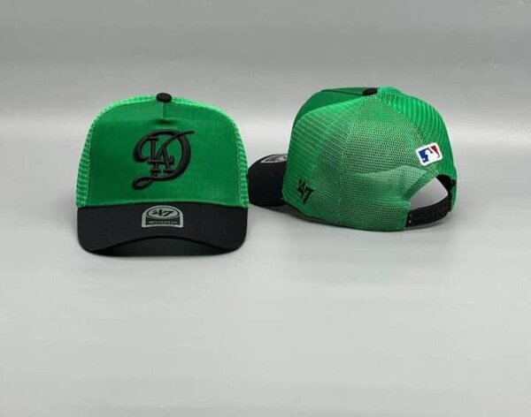 Casquette verte LA snapback