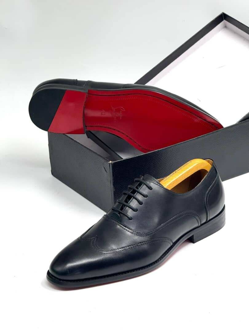 Solid Leather Executive Shoes