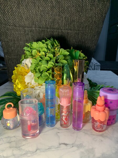 Set de gloss à lèvres colorés