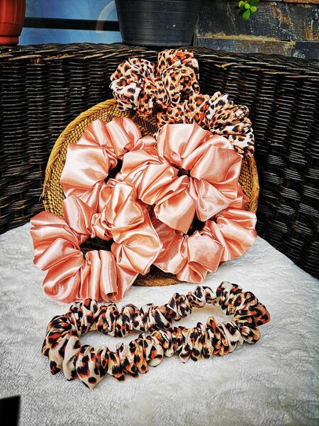 Silk scrunchies