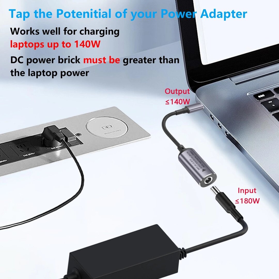 Adaptateur USB-C 140W pour ordinateur