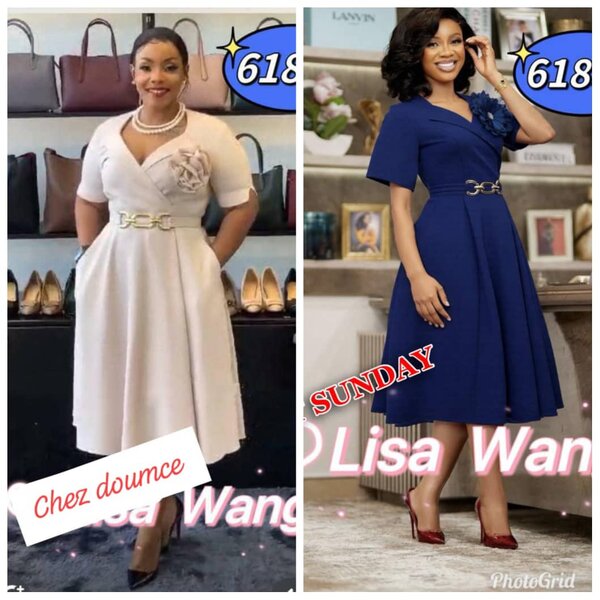 Robe élégante à ceinture