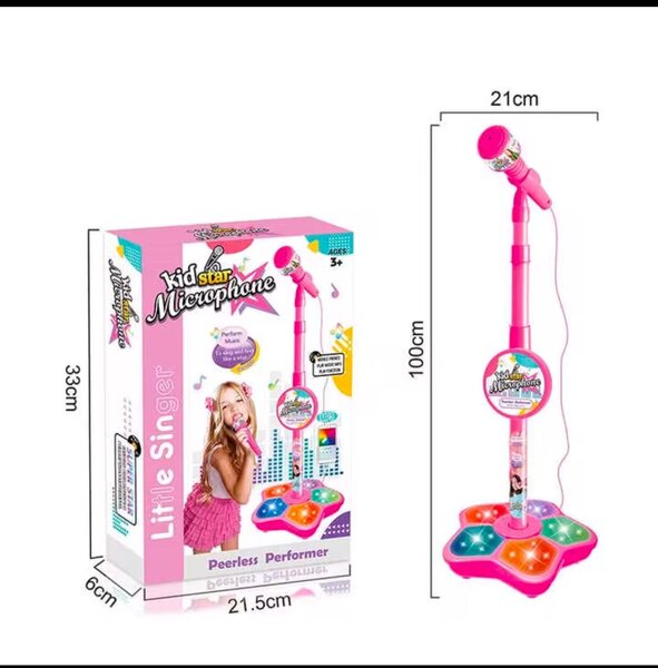 Microphone Enfant Karaoke Lumineux