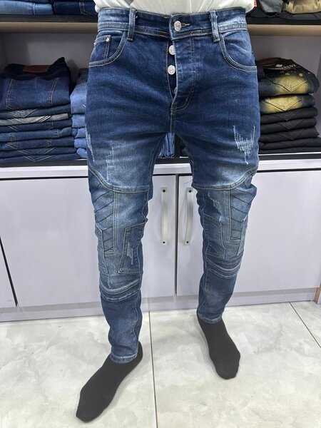 Jean slim homme délavé