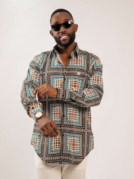 Mens Front Open Button Shirt