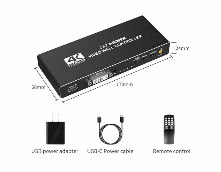 Contrôleur Mural 4K HDMI