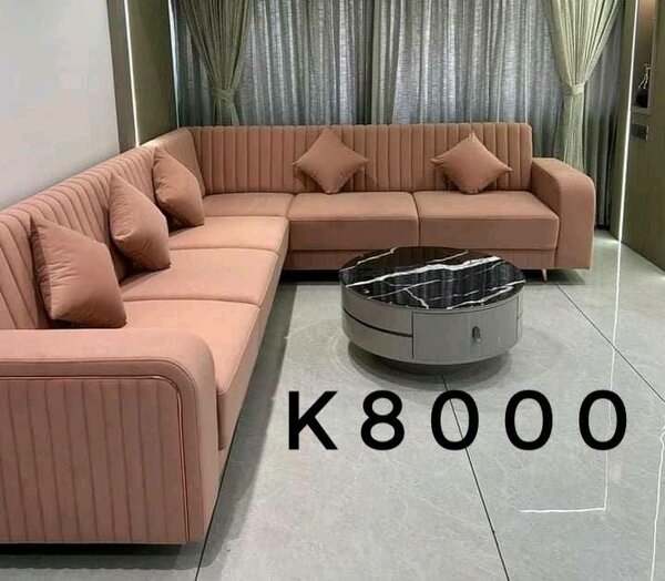 Beautiful and soft sofa pink