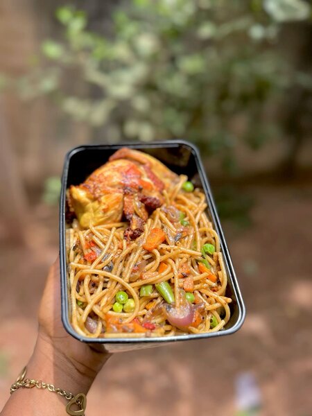 Spaghettis au poulet