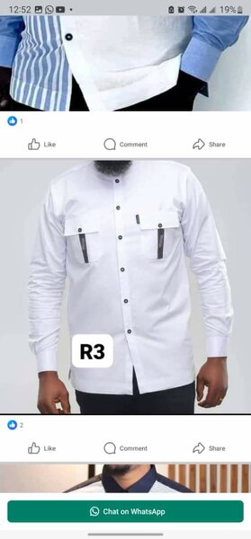 Polo africain à motifs