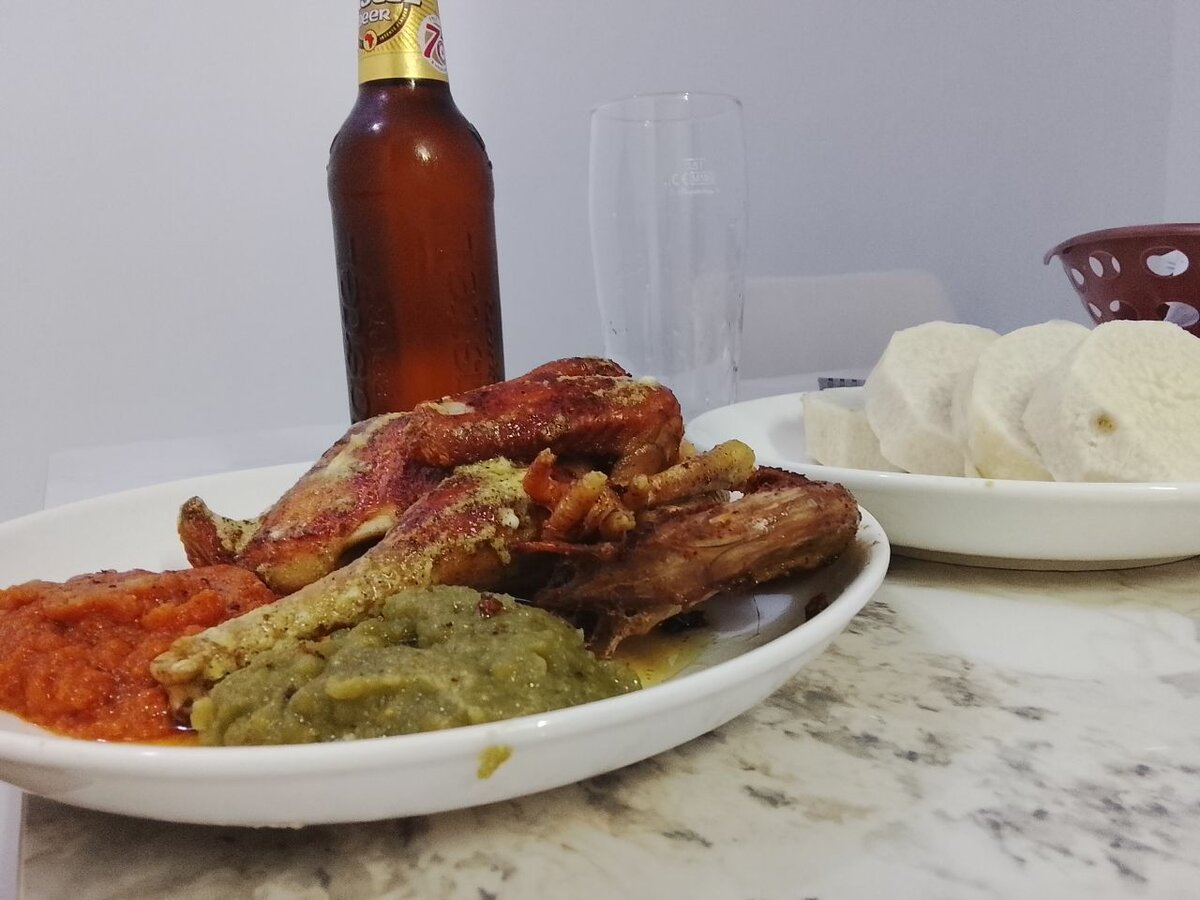 Repas savoureux poulet frit