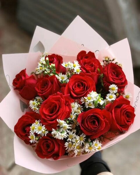 Bouquet de roses rouges