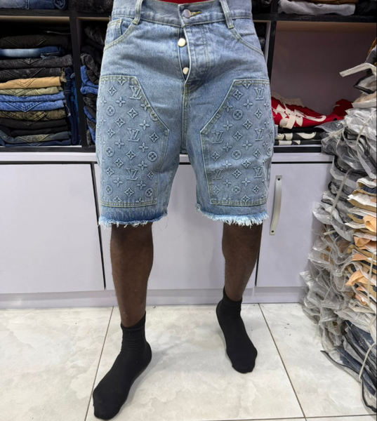 Shorts en jean à logo tendance