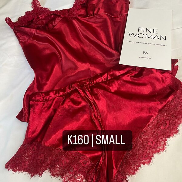 Beautiful women's pajamas red