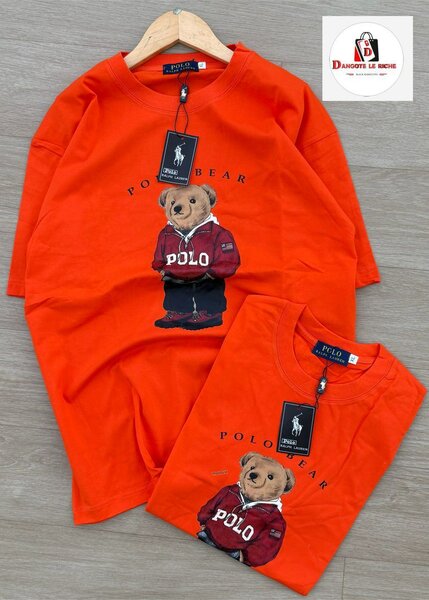 T-shirt Polo Bear Orange