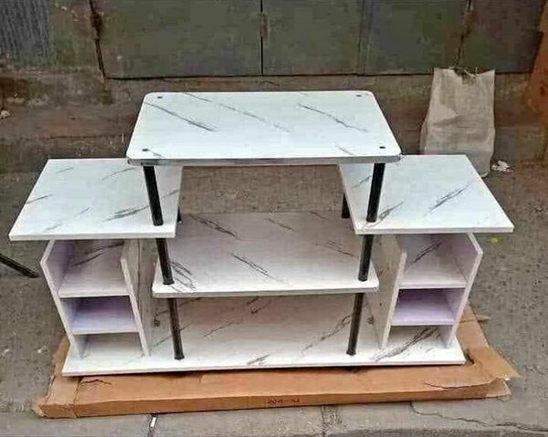 Meuble TV moderne marbré