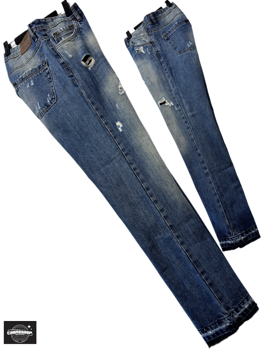 Jeans décontractés déchirés