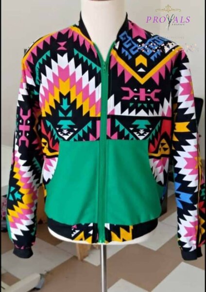 African Print jacket
