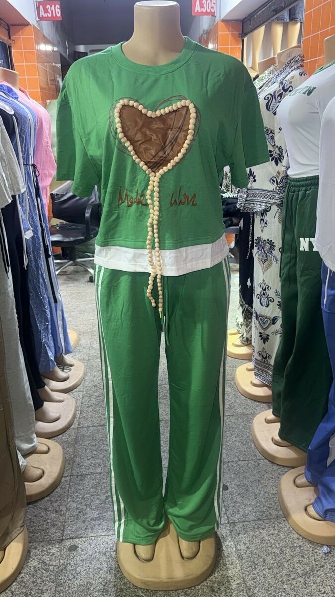 Ensemble Décontracté Cœur Femme