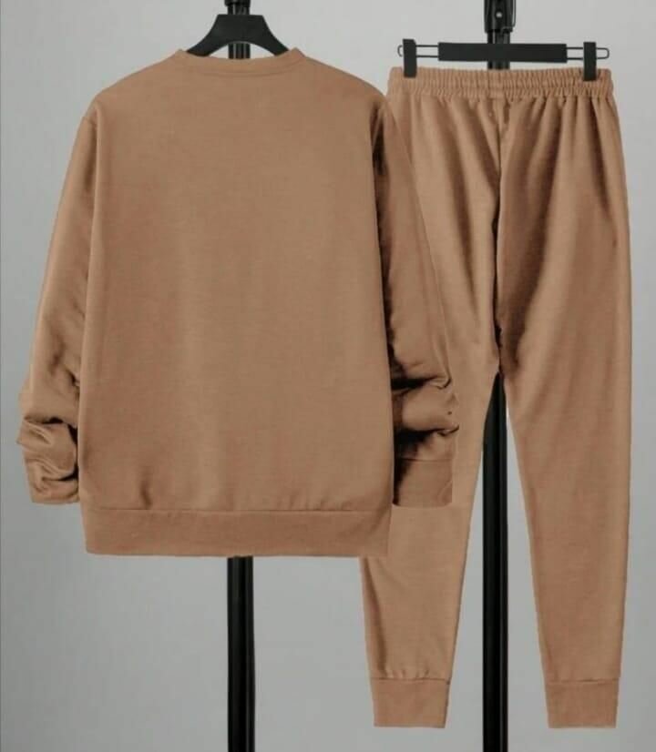 Men's Printed Sweater Track Suit