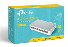 TP-Link Switch TP-LINK TL-SF1008D Switch 8 Ports 10/100 Mbps (Bureau, Boîtier Plastique)