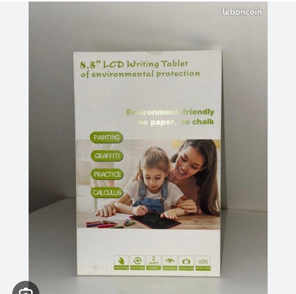 Tablette d'écriture LCD 8,5" écologique