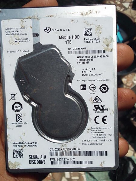Disque Dur Interne Seagate 1TB