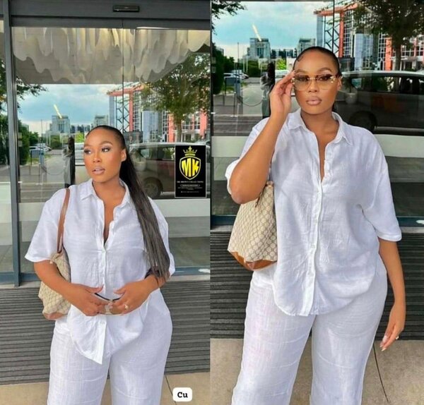 Tenue d'été blanche élégante