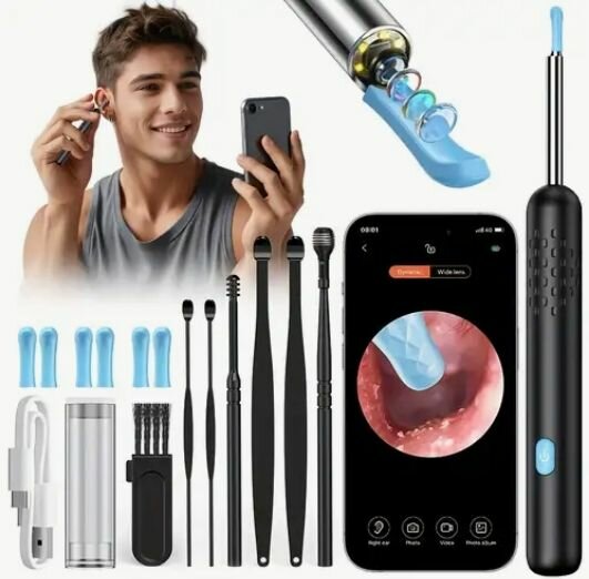 Endoscope d'oreille sans fil