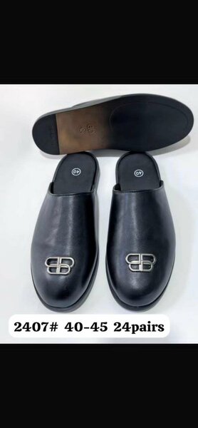 Mules en cuir élégantes