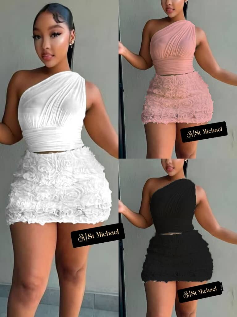 Robe de soirée asymétrique élégante