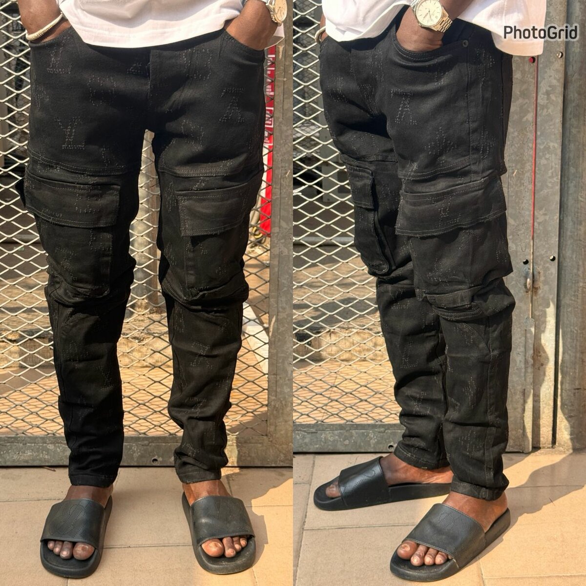 Jeans cargo homme tendance