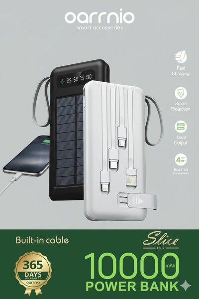 Power bank solaire 10000mAh