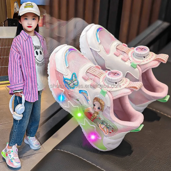 Baskets LED multicolores enfant