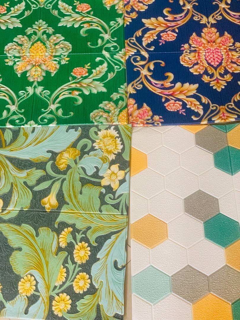 Elegant 3D foamy wallpaper stickers/ panels
