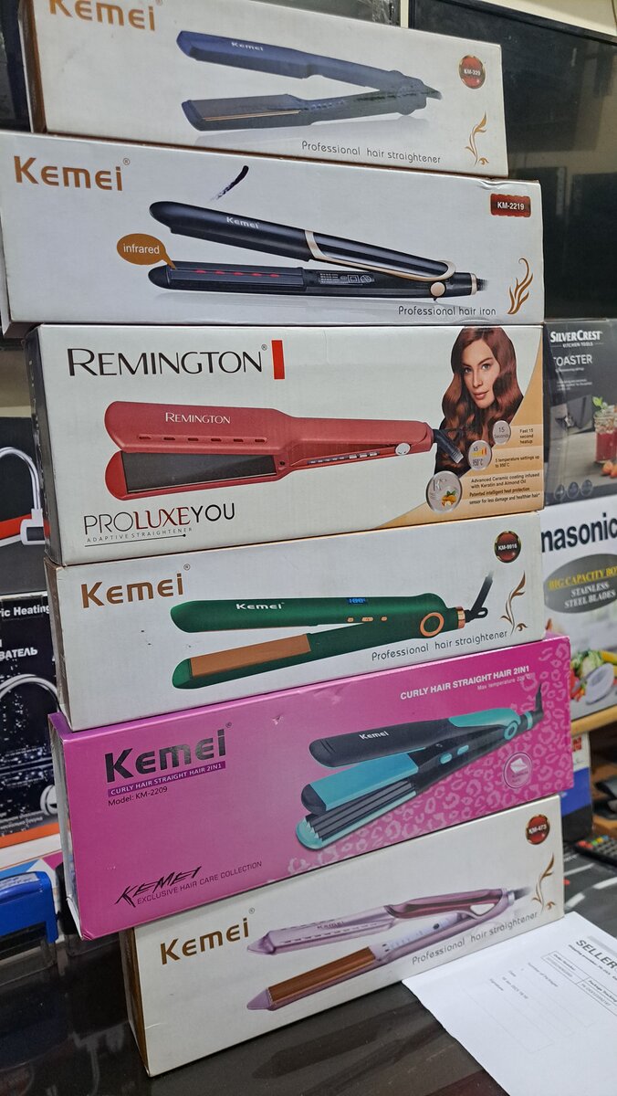 Hair Straighteners and crimppers
