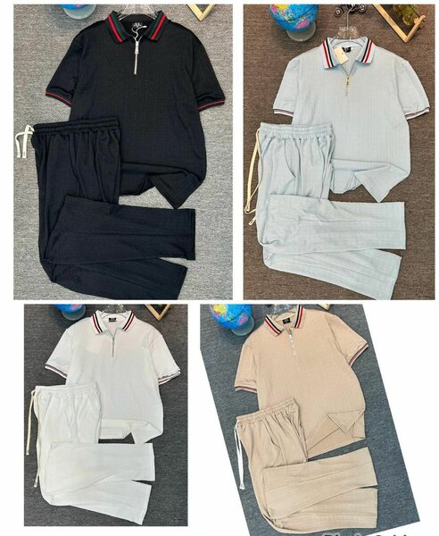 Ensemble polo et pantalon homme