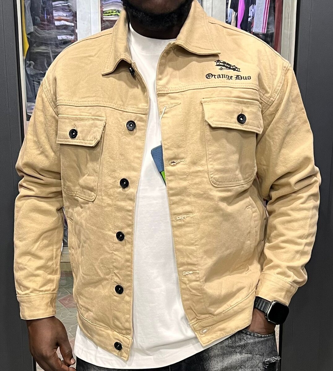 Veste en jean homme élégante
