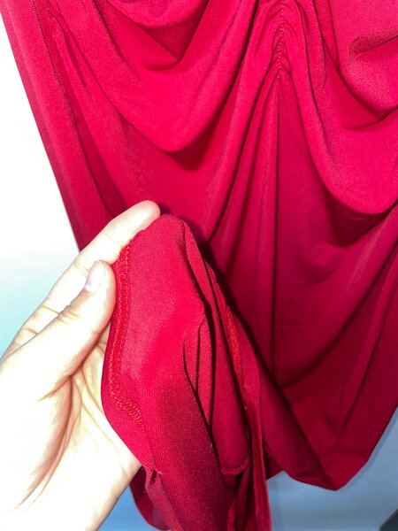 Юбка красная