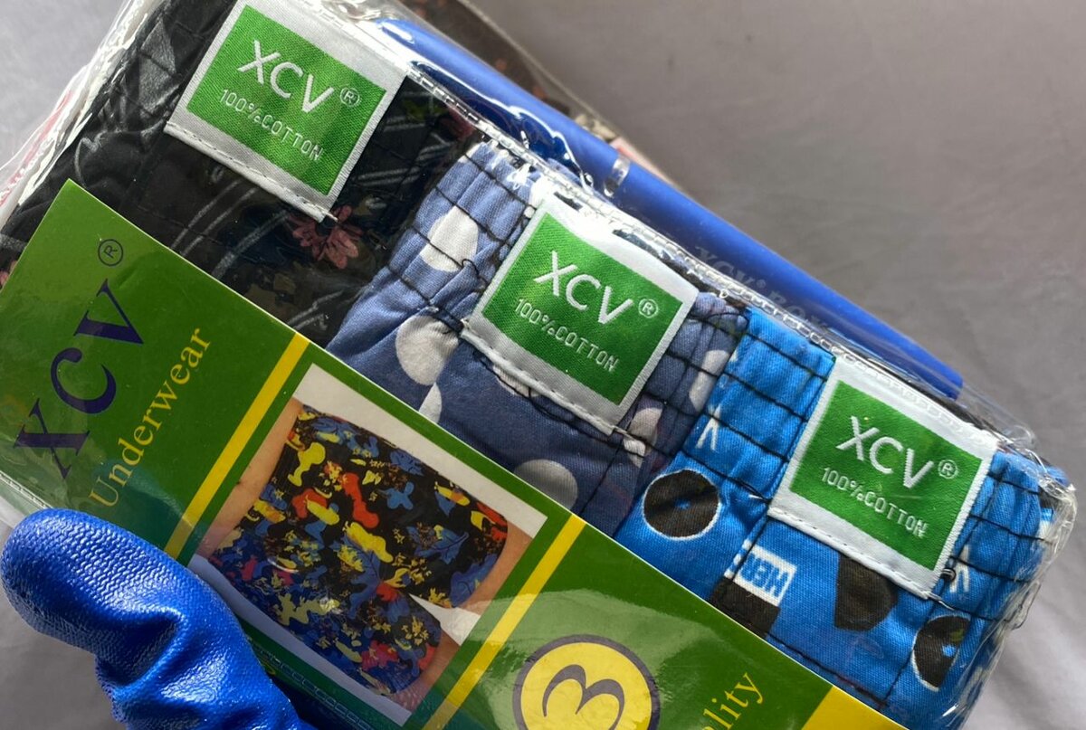 3pcsBoxers en coton pour homme