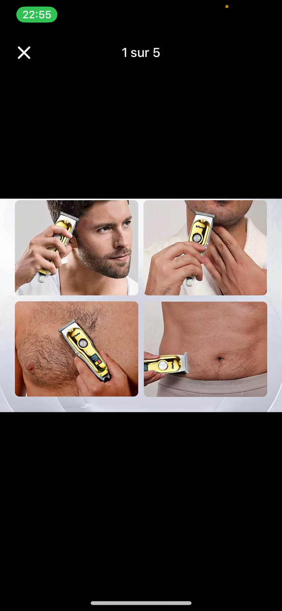 Tondeuse électrique pour homme