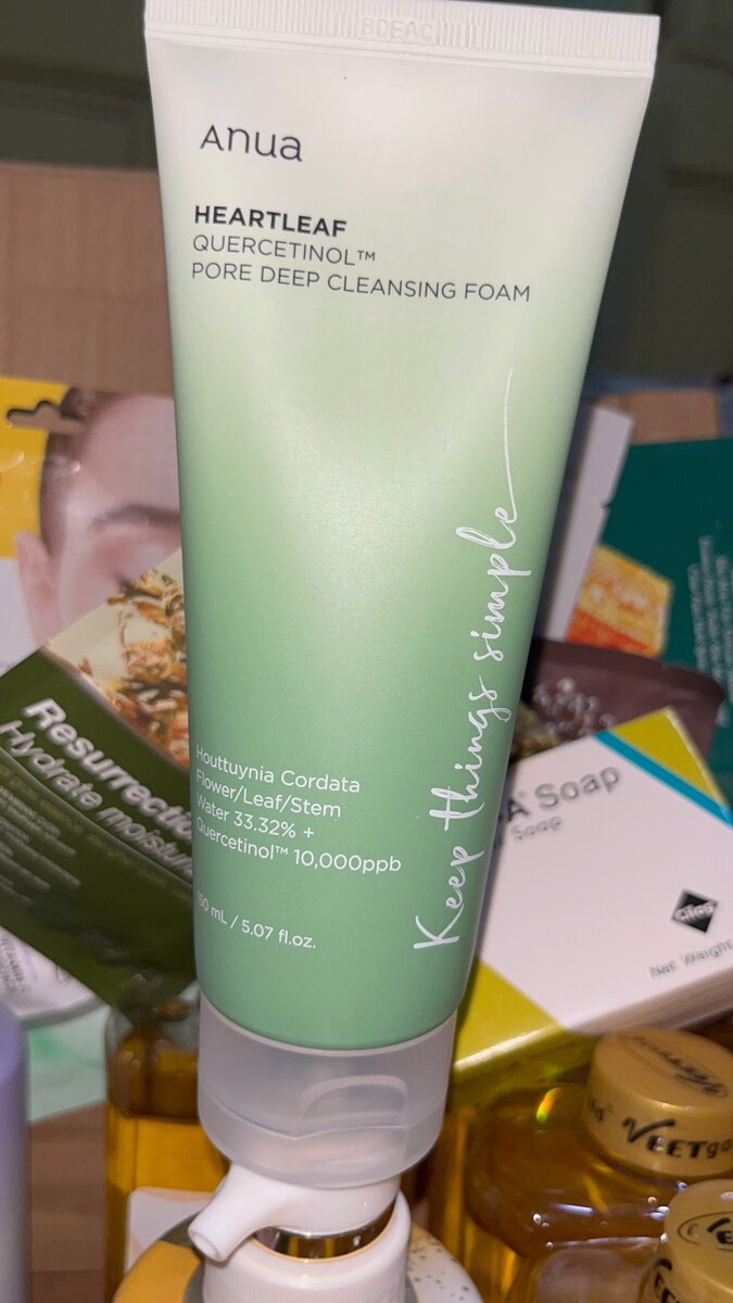 Anua heart-leaf deep pores cleanser